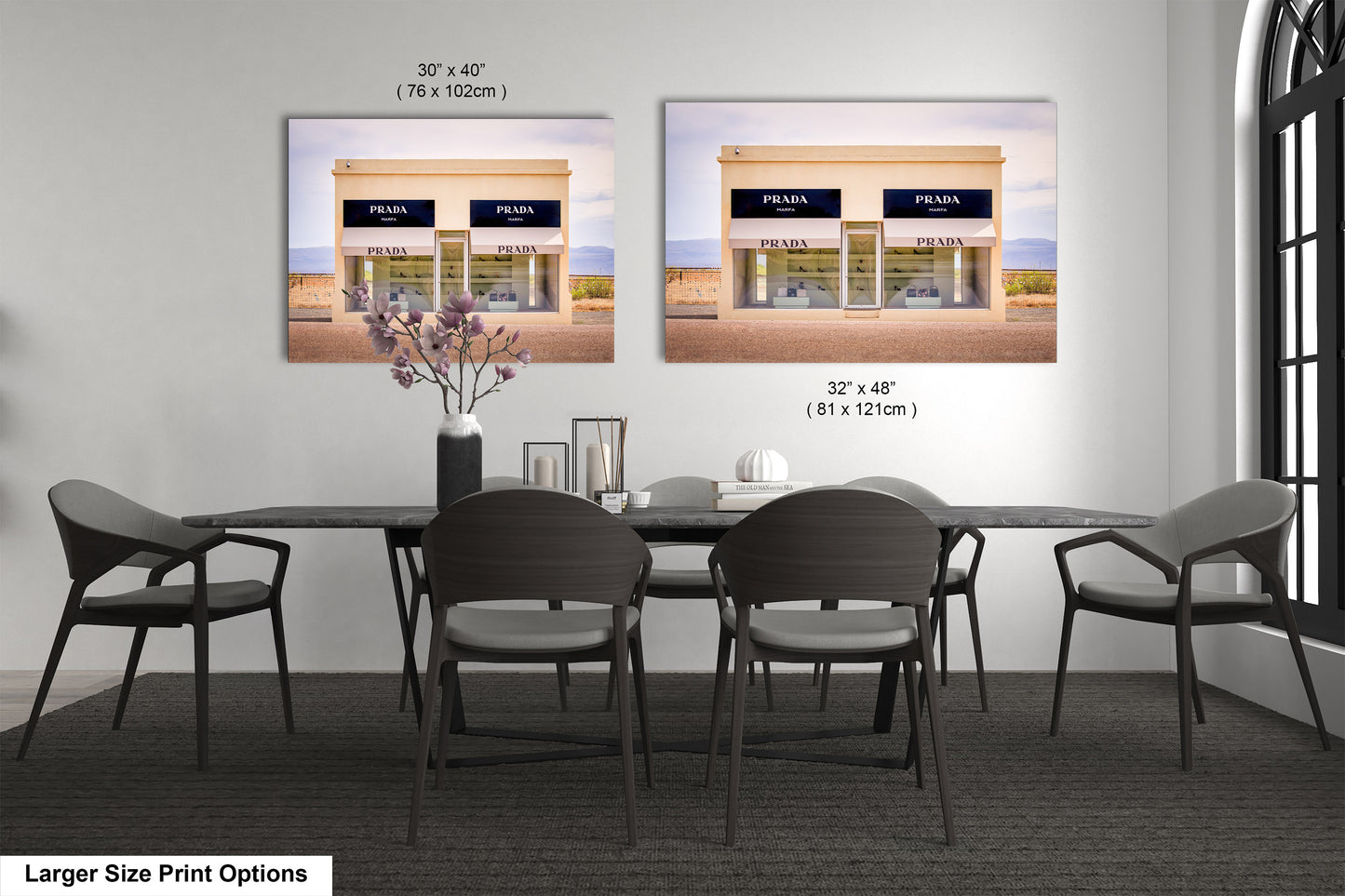 Marfa Texas Fashion Store Photography Wall Art Print - Neutral Room Decor Poster on Premium Photo Paper, Canvas, Acrylic, or Metal