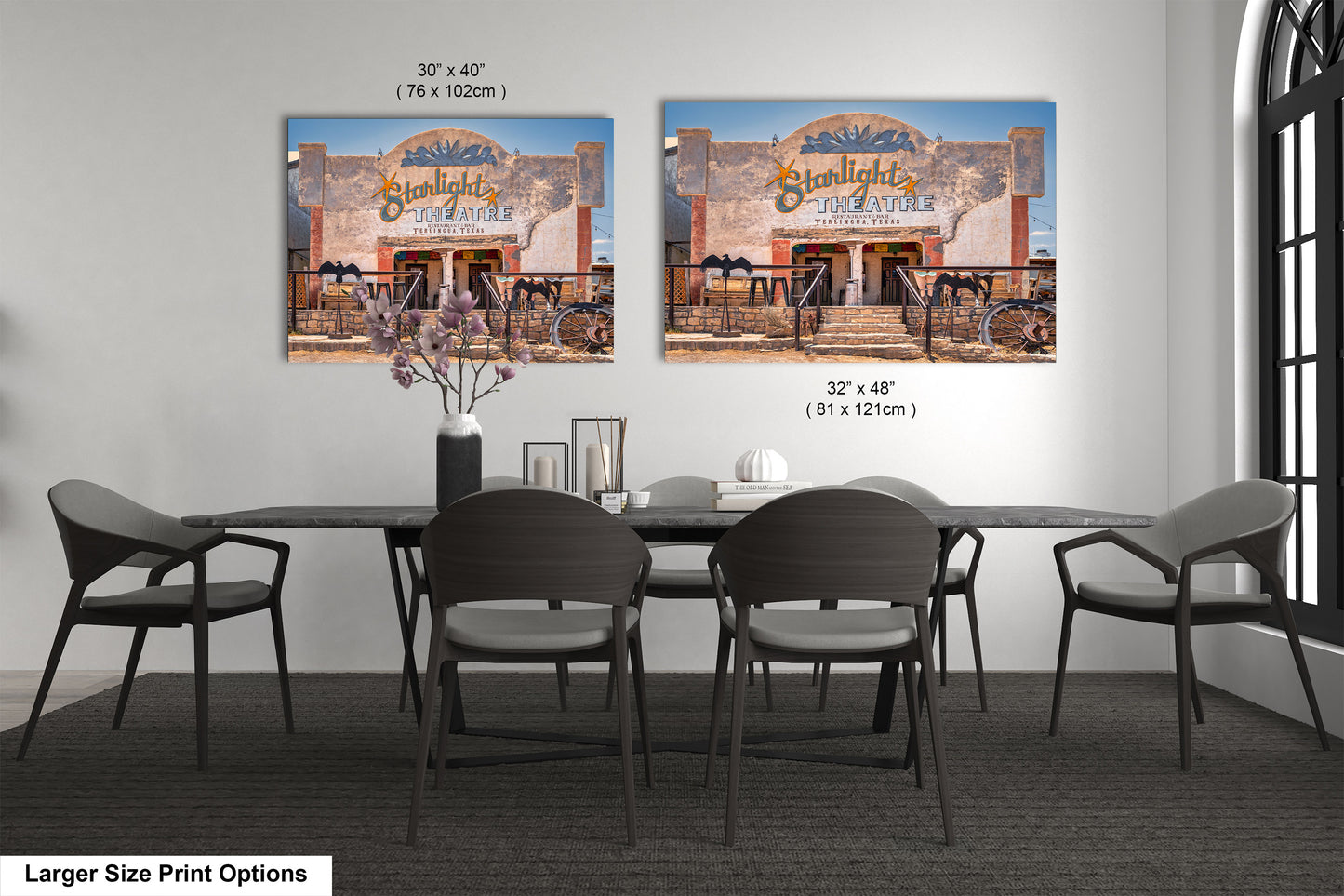 Starlight Theater Terlingua Texas Photo Print: West Texas Ghost Town, Historic Desert Movie Theater Photo on Premium Paper, Canvas or Metal