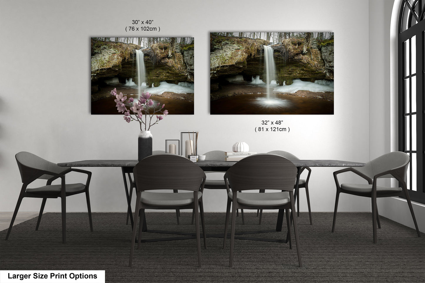 Scott Falls Art Print - Scenic Northern Michigan Landscape Poster