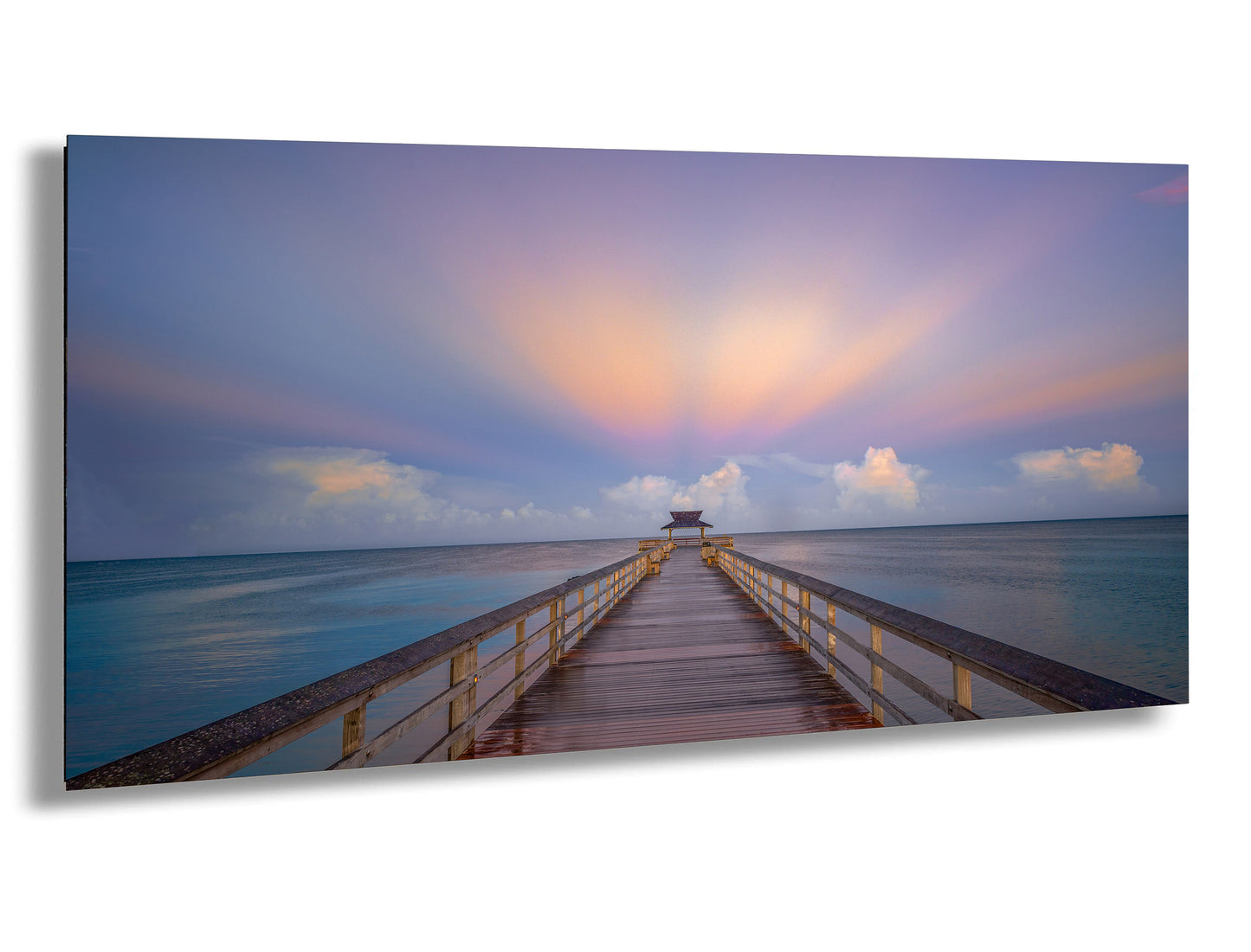 Naples Pier Sunrise Art Print - Florida Gulf Landscape Photography