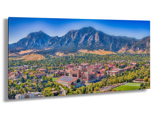 Folsom Field, Boulder Colorado Mountainscape