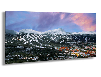 Breckenridge Colorado winter landscape, Breckenridge art, ski runs, Colorado wall art, Breckenridge, Colorado winter picture