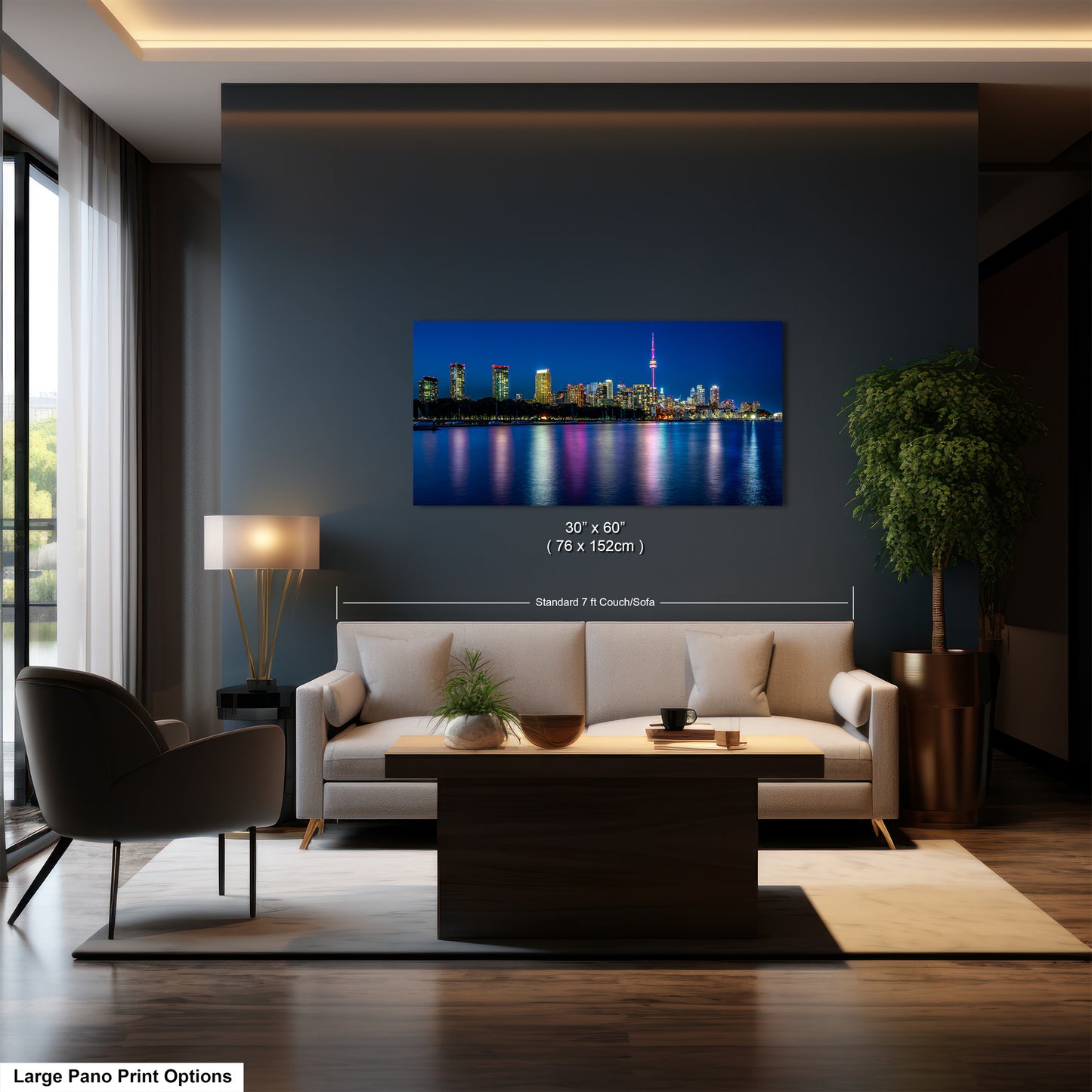 Toronto Skyline at Night on Canvas, Skyline, Photo Art, Canvas Print, Home Decor, Canvas Wall Art, Cityscape, Skyline Photography