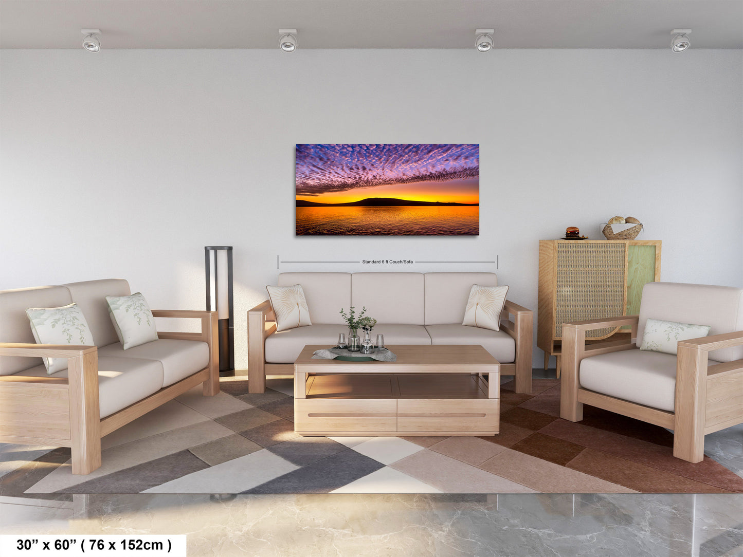 Golden Sunrise Canvas Print, Galapagos Islands, Landscape Image, Photo Art, Canvas Print, Canvas Wall Art, Galapagos Photography
