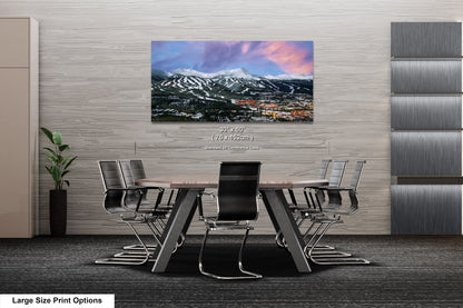 Breckenridge Colorado winter landscape, Breckenridge art, ski runs, Colorado wall art, Breckenridge, Colorado winter picture