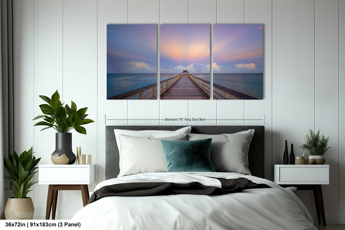 Naples Pier Sunrise Art Print - Florida Gulf Landscape Photography