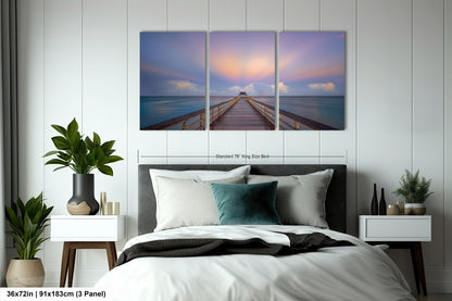 Naples Pier Sunrise Art Print - Florida Gulf Landscape Photography