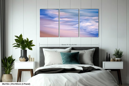 Beach Abstract Art - Waves Rolling onto Sebastian Florida Shore