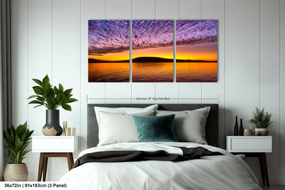 Golden Sunrise Canvas Print, Galapagos Islands, Landscape Image, Photo Art, Canvas Print, Canvas Wall Art, Galapagos Photography