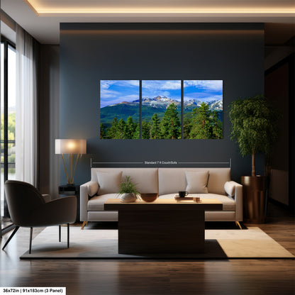 Rocky Mountain National Park, Longs Peak landscape picture, Colorado wall art, large framed art work, Estes Park, national park canvas