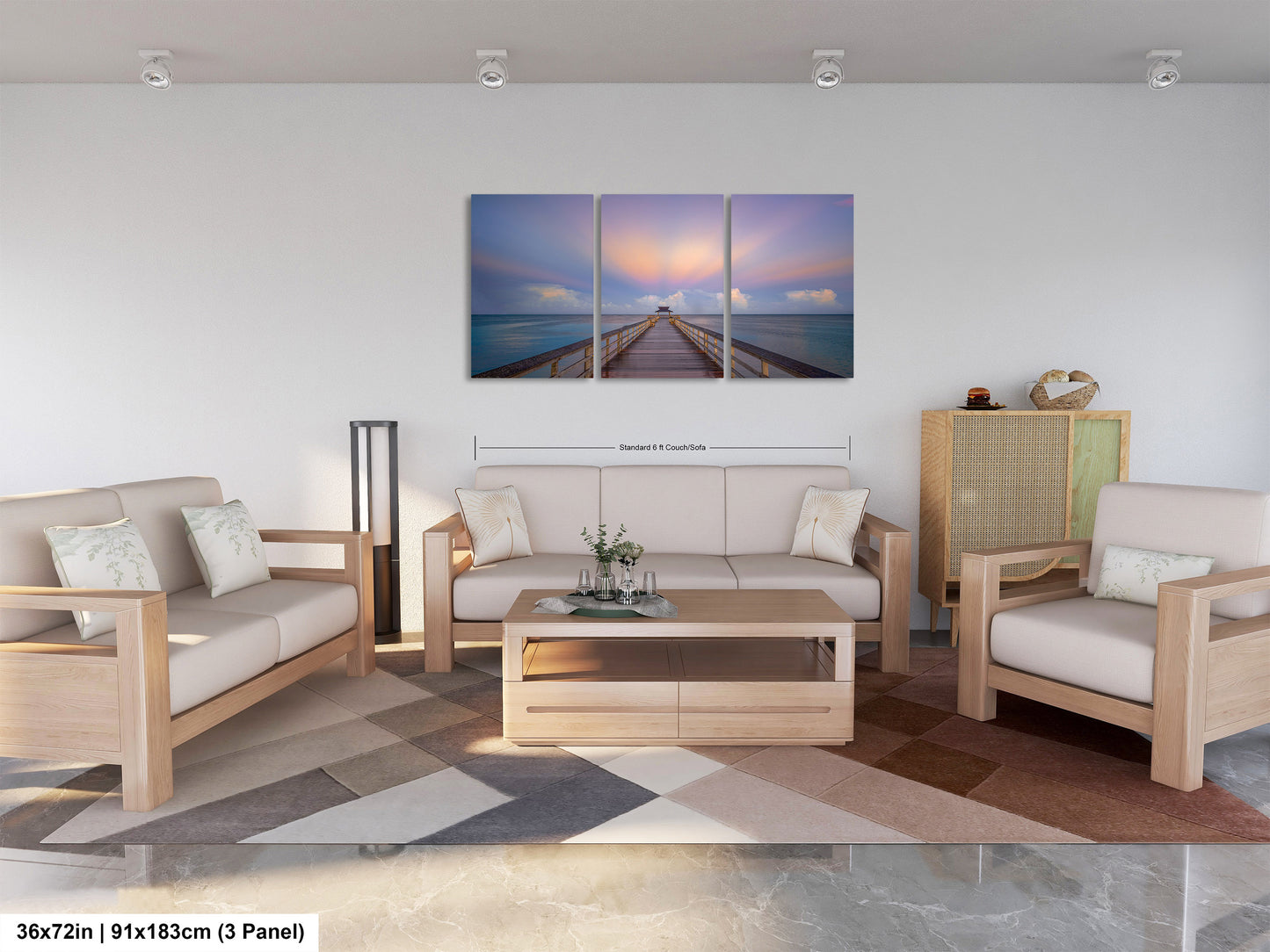 Naples Pier Sunrise Art Print - Florida Gulf Landscape Photography