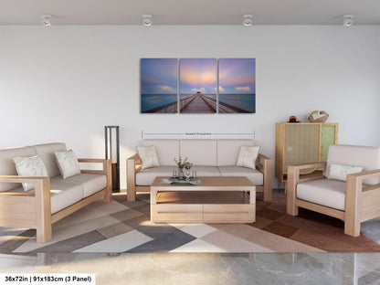 Naples Pier Sunrise Art Print - Florida Gulf Landscape Photography