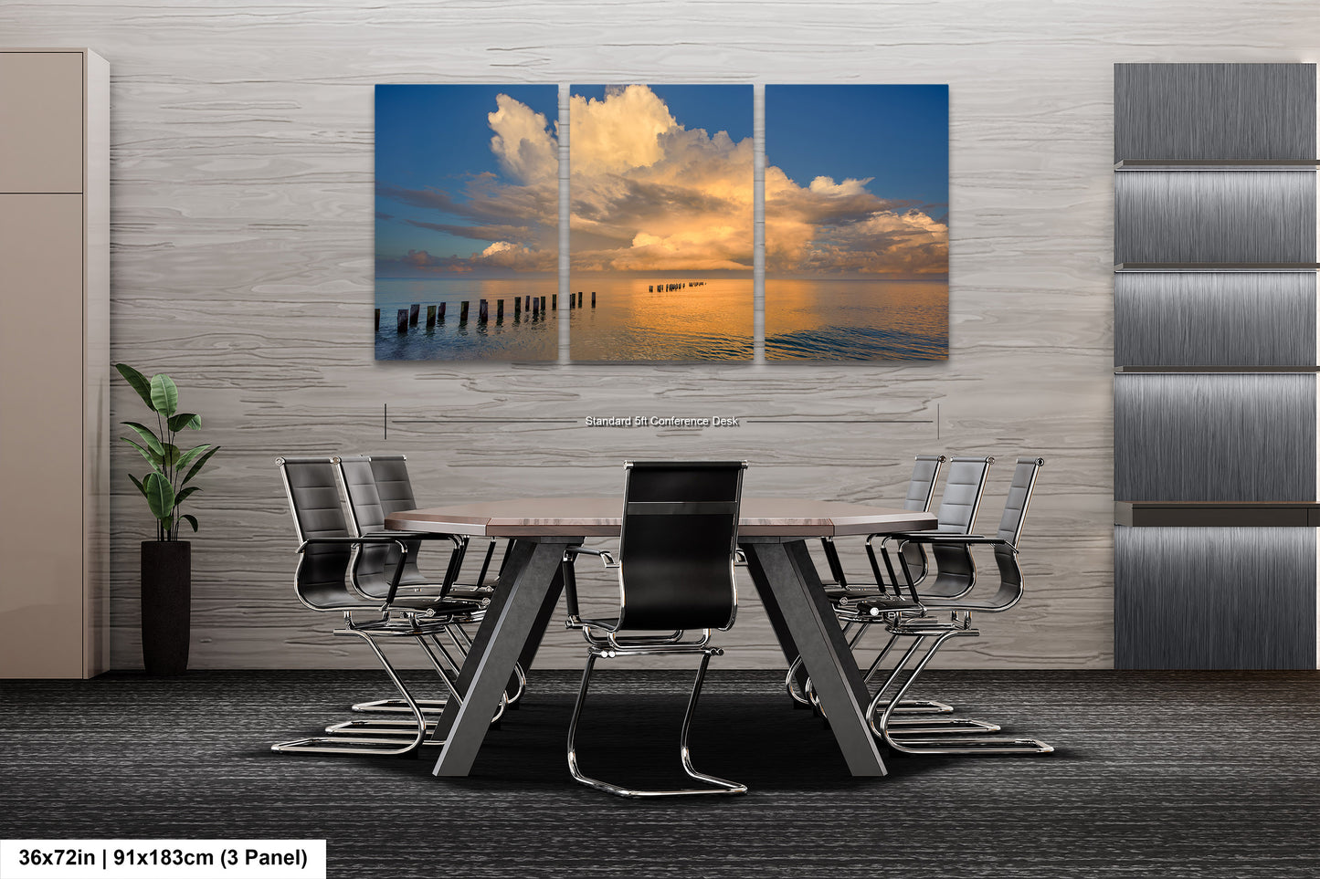 Naples Sunrise Art Print - Tranquil Gulf Clouds and Old Pier Pillars Florida Coastal Scene