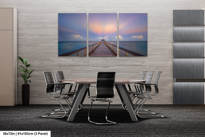 Naples Pier Sunrise Art Print - Florida Gulf Landscape Photography