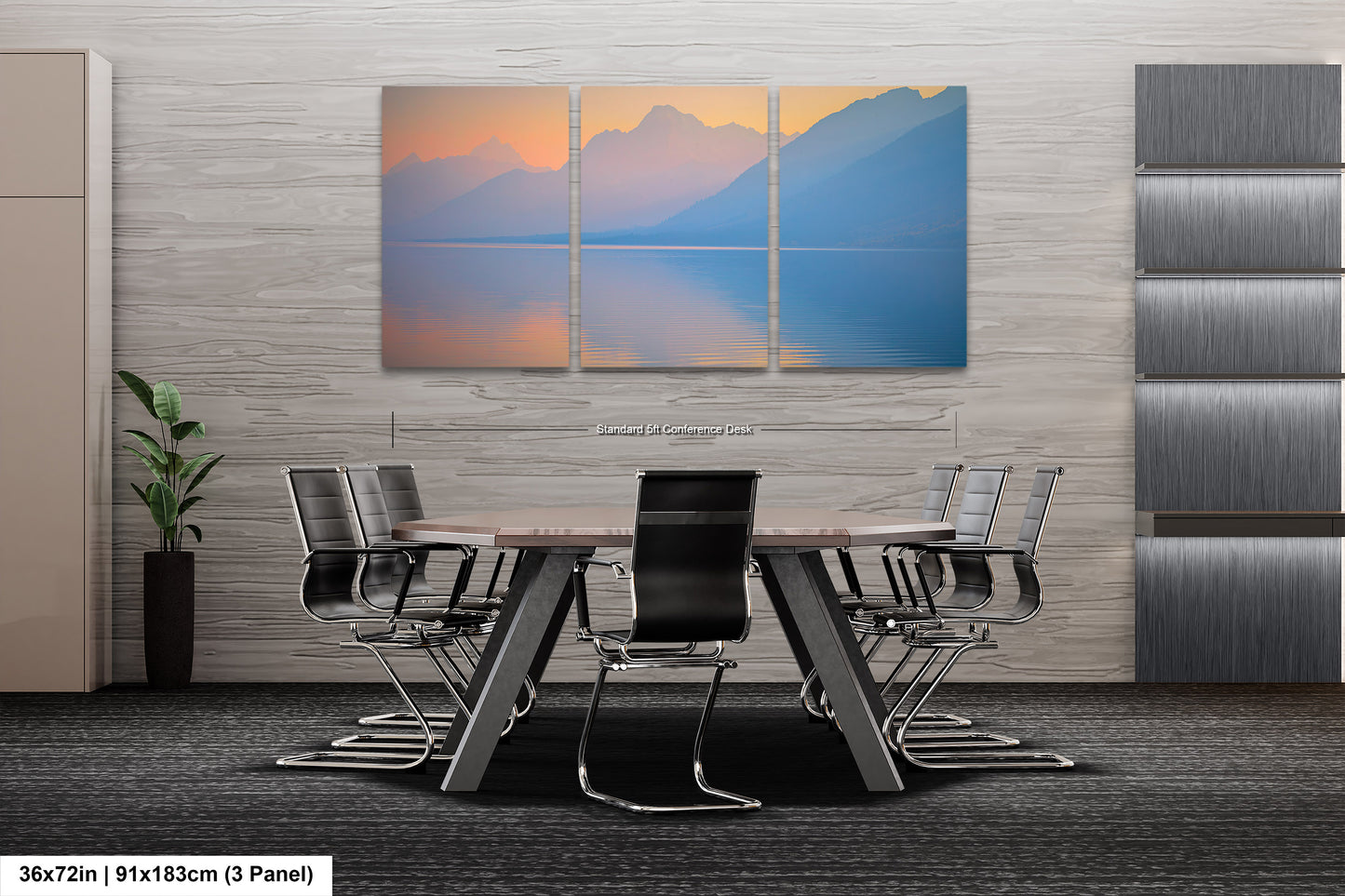 Grand Tetons in Mist at Jenny Lake - Serene Nature Landscape Art
