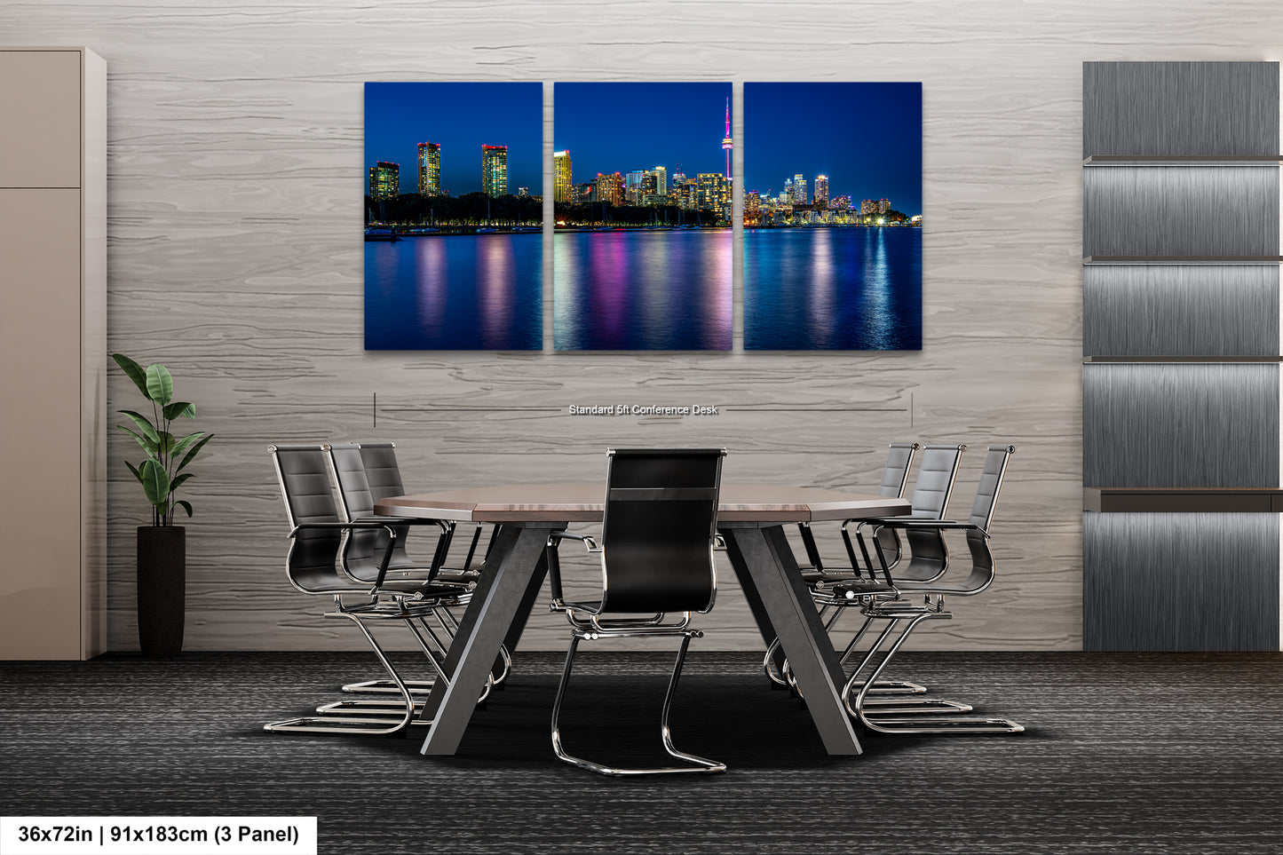 Toronto Skyline at Night on Canvas, Skyline, Photo Art, Canvas Print, Home Decor, Canvas Wall Art, Cityscape, Skyline Photography