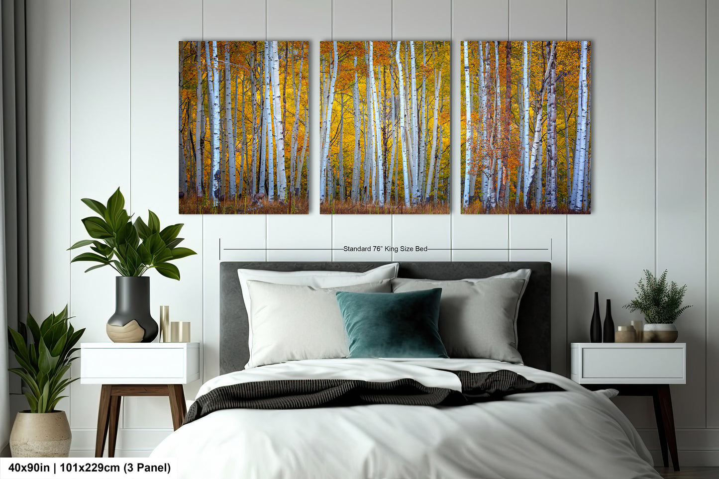 Autumn Aspens in Crested Butte Colorado  Scenic Fall Landscape Print