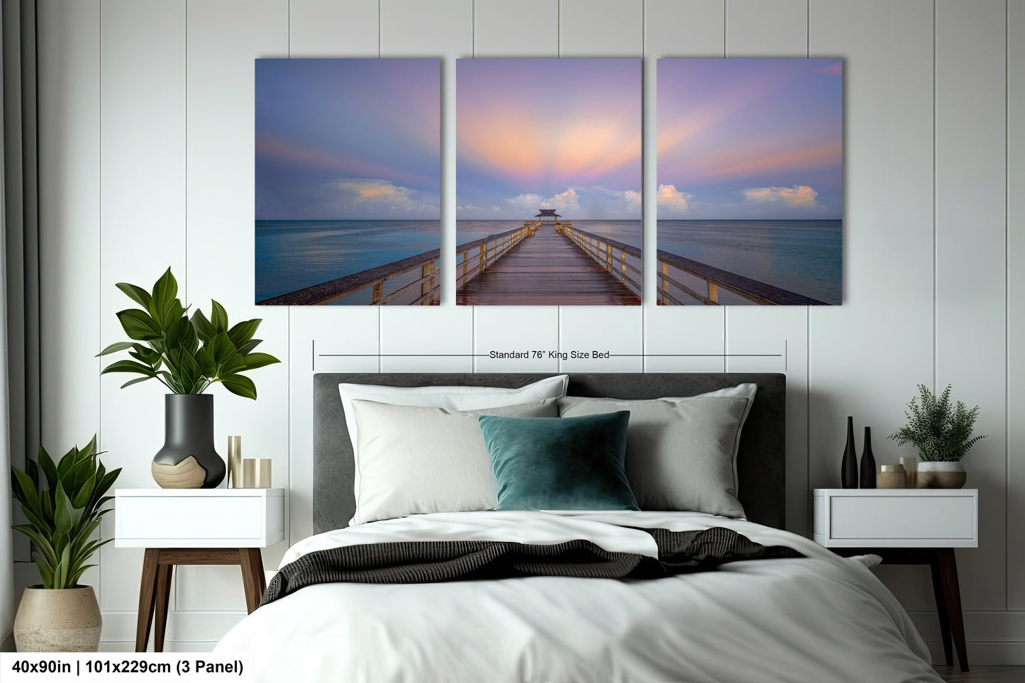 Naples Pier Sunrise Art Print - Florida Gulf Landscape Photography