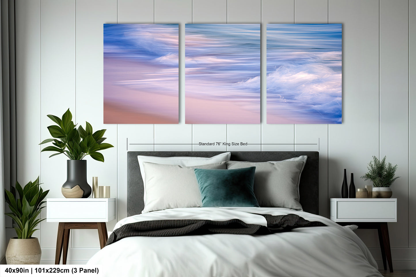 Beach Abstract Art - Waves Rolling onto Sebastian Florida Shore