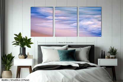 Beach Abstract Art - Waves Rolling onto Sebastian Florida Shore