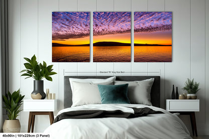 Golden Sunrise Canvas Print, Galapagos Islands, Landscape Image, Photo Art, Canvas Print, Canvas Wall Art, Galapagos Photography