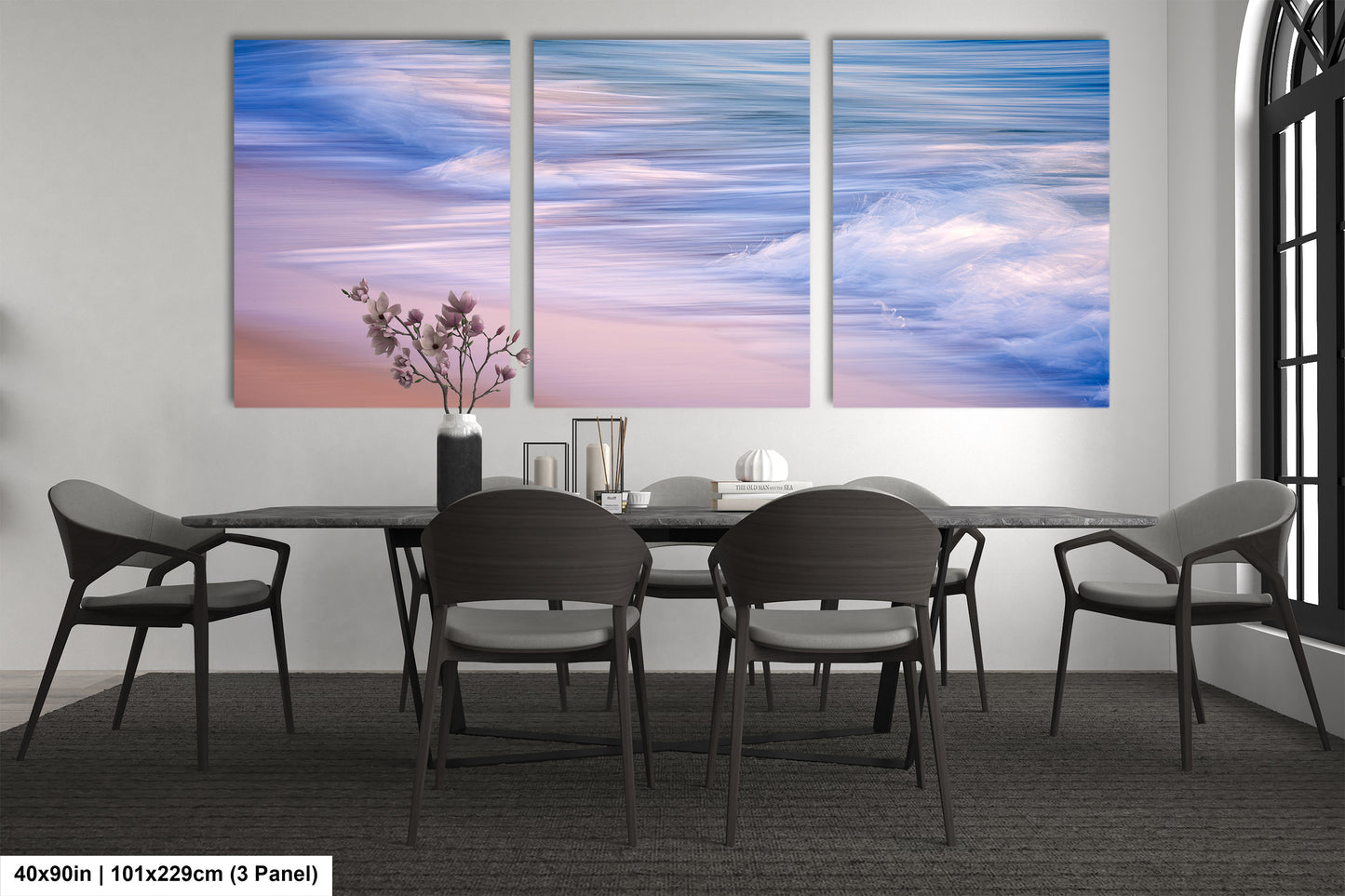 Beach Abstract Art - Waves Rolling onto Sebastian Florida Shore