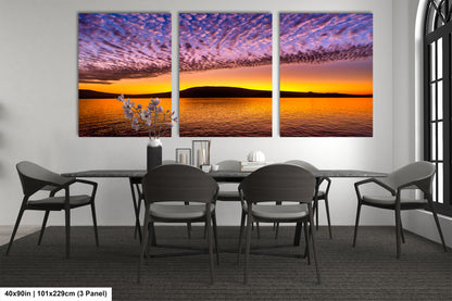 Golden Sunrise Canvas Print, Galapagos Islands, Landscape Image, Photo Art, Canvas Print, Canvas Wall Art, Galapagos Photography