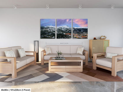 Breckenridge Colorado winter landscape, Breckenridge art, ski runs, Colorado wall art, Breckenridge, Colorado winter picture