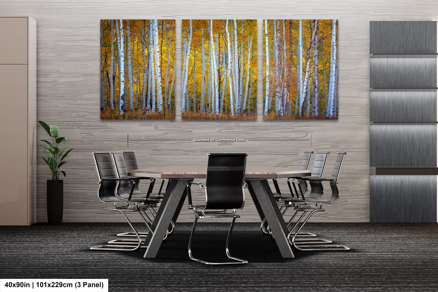 Autumn Aspens in Crested Butte Colorado  Scenic Fall Landscape Print