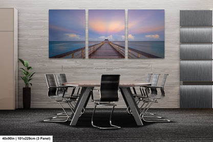 Naples Pier Sunrise Art Print - Florida Gulf Landscape Photography