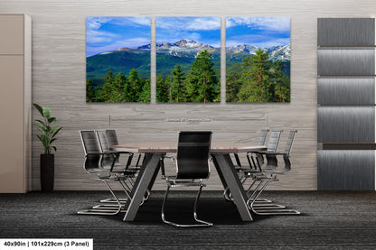 Rocky Mountain National Park, Longs Peak landscape picture, Colorado wall art, large framed art work, Estes Park, national park canvas
