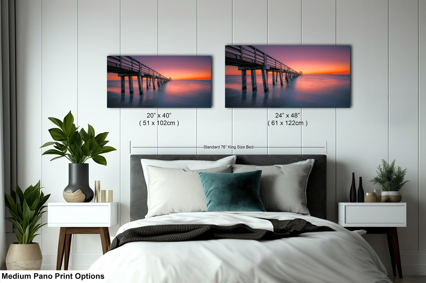 Naples Pier Sunset Art Print - Florida Gulf Coast Photography