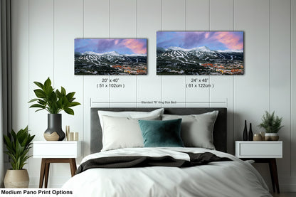 Breckenridge Colorado winter landscape, Breckenridge art, ski runs, Colorado wall art, Breckenridge, Colorado winter picture