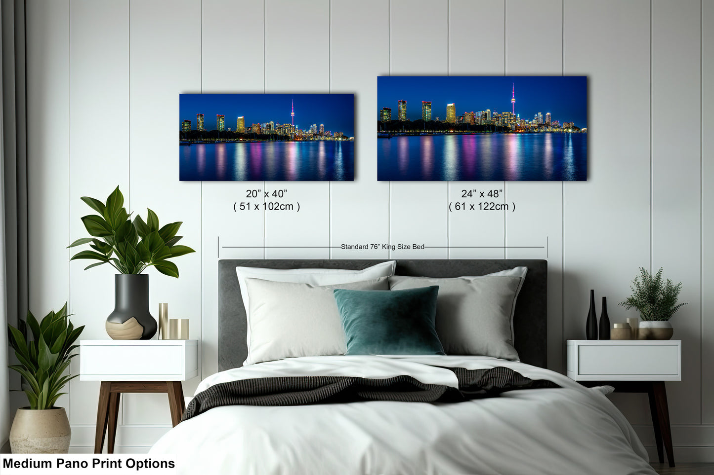 Toronto Skyline at Night on Canvas, Skyline, Photo Art, Canvas Print, Home Decor, Canvas Wall Art, Cityscape, Skyline Photography