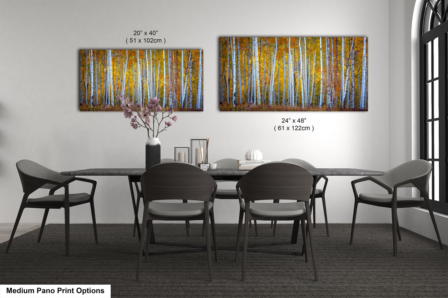 Autumn Aspens in Crested Butte Colorado  Scenic Fall Landscape Print