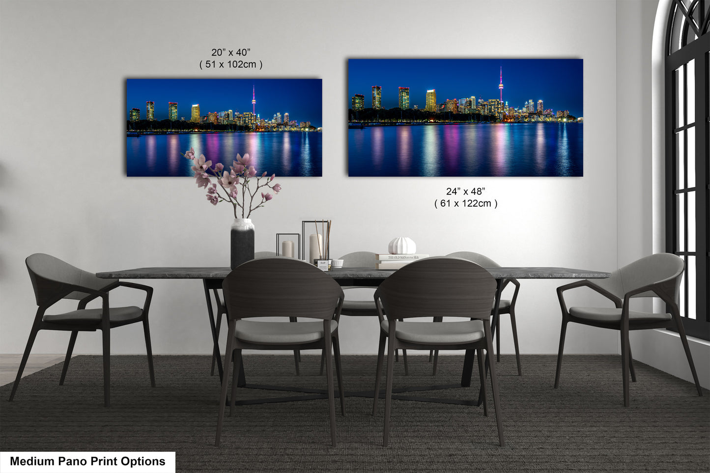 Toronto Skyline at Night on Canvas, Skyline, Photo Art, Canvas Print, Home Decor, Canvas Wall Art, Cityscape, Skyline Photography