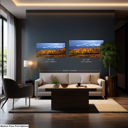 Colorado Mountains in Autumn, Aspens, Dallas Divide, Ridgway, Telluride, Photography wall art