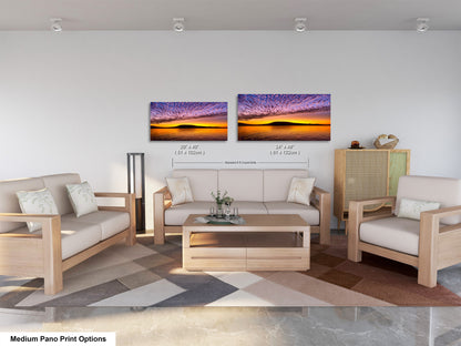 Golden Sunrise Canvas Print, Galapagos Islands, Landscape Image, Photo Art, Canvas Print, Canvas Wall Art, Galapagos Photography