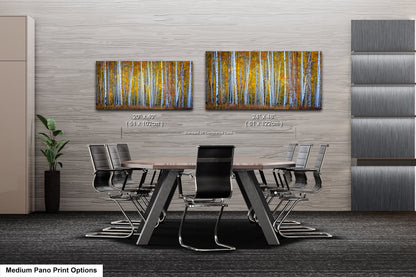 Autumn Aspens in Crested Butte Colorado  Scenic Fall Landscape Print