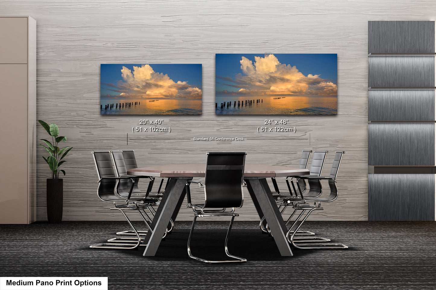Naples Sunrise Art Print - Tranquil Gulf Clouds and Old Pier Pillars Florida Coastal Scene