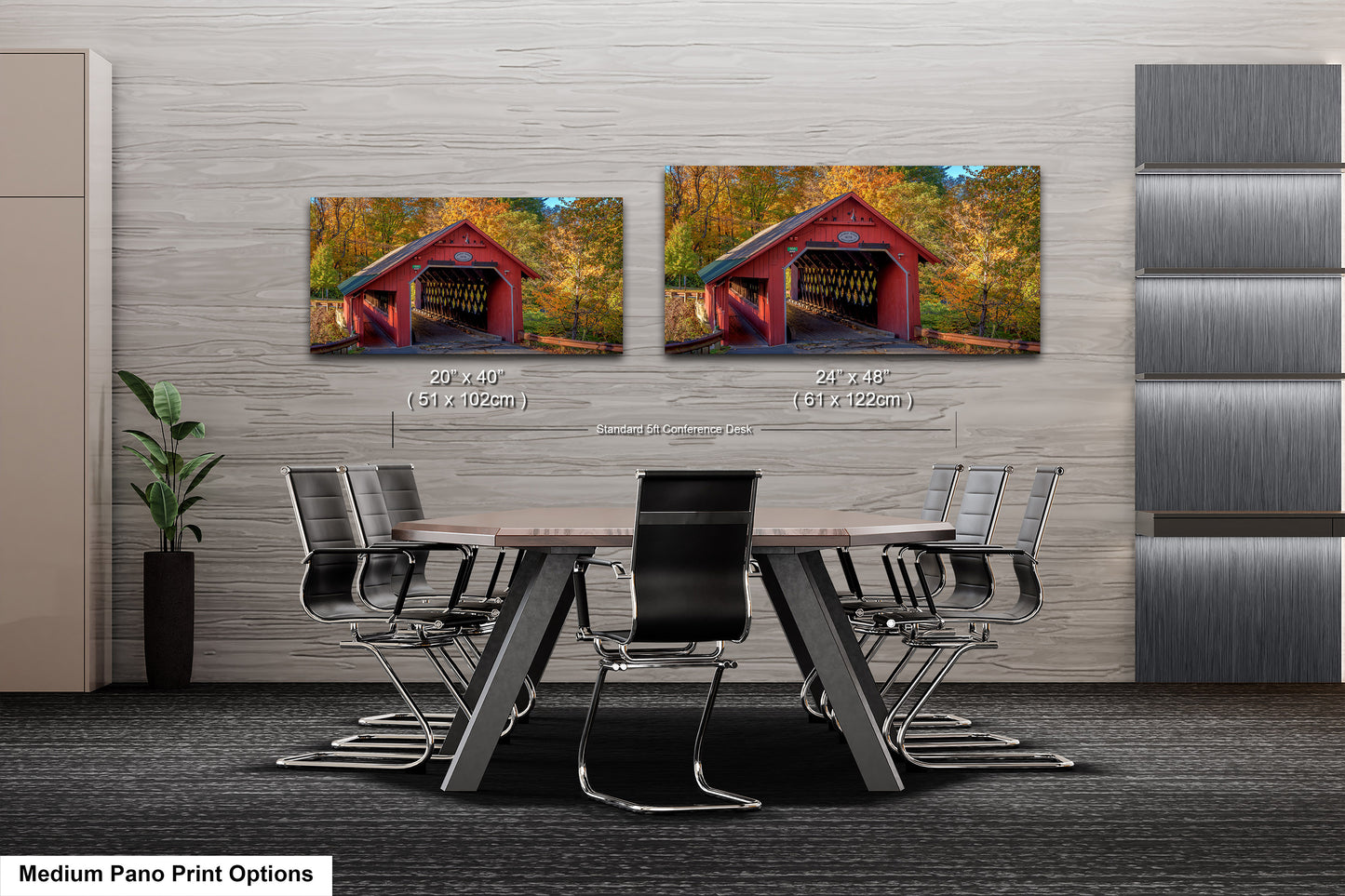 Creamery Covered Bridge Art Print - Brattleboro Vermont Scenic Decor