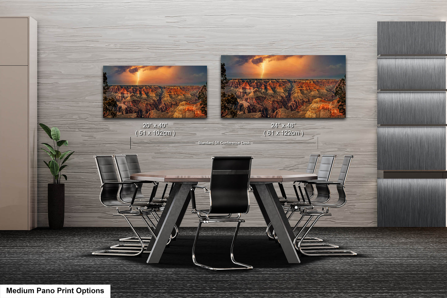 Grand Canyon Lightning, Arizona Art, Red Rock Artwork, Gift, Vibrant Sunset Landscape, Nature Photography Print, Canvas, Metal, Acrylic