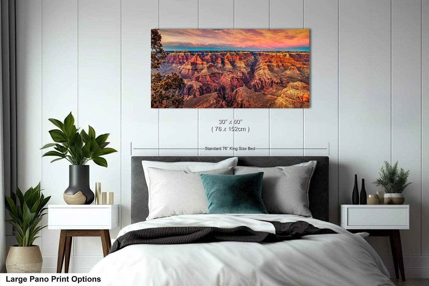 Grand Canyon Sunset Photography, Landscape Canvas Print, Travel Art, Wall decor, South Rim Desert, Arizona Park, Red Rocks