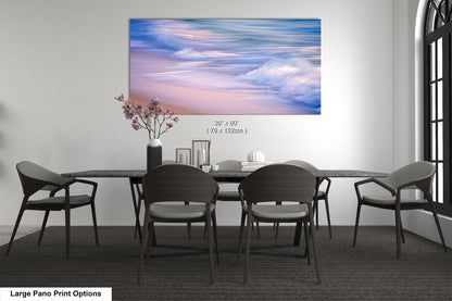 Beach Abstract Art - Waves Rolling onto Sebastian Florida Shore