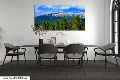Rocky Mountain National Park, Longs Peak landscape picture, Colorado wall art, large framed art work, Estes Park, national park canvas