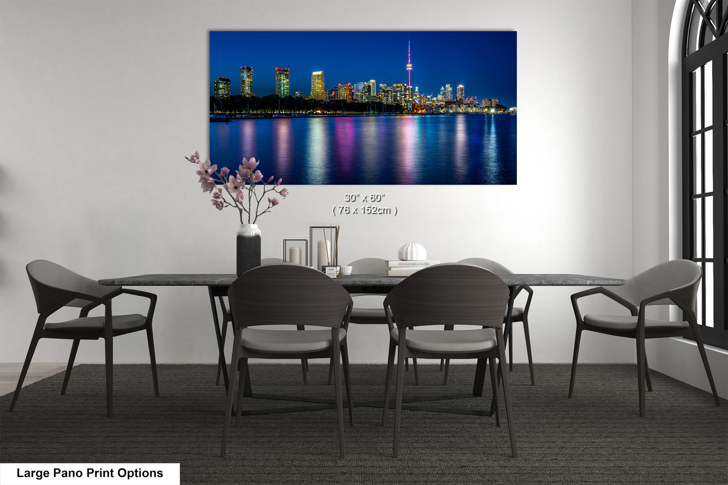 Toronto Skyline at Night on Canvas, Skyline, Photo Art, Canvas Print, Home Decor, Canvas Wall Art, Cityscape, Skyline Photography