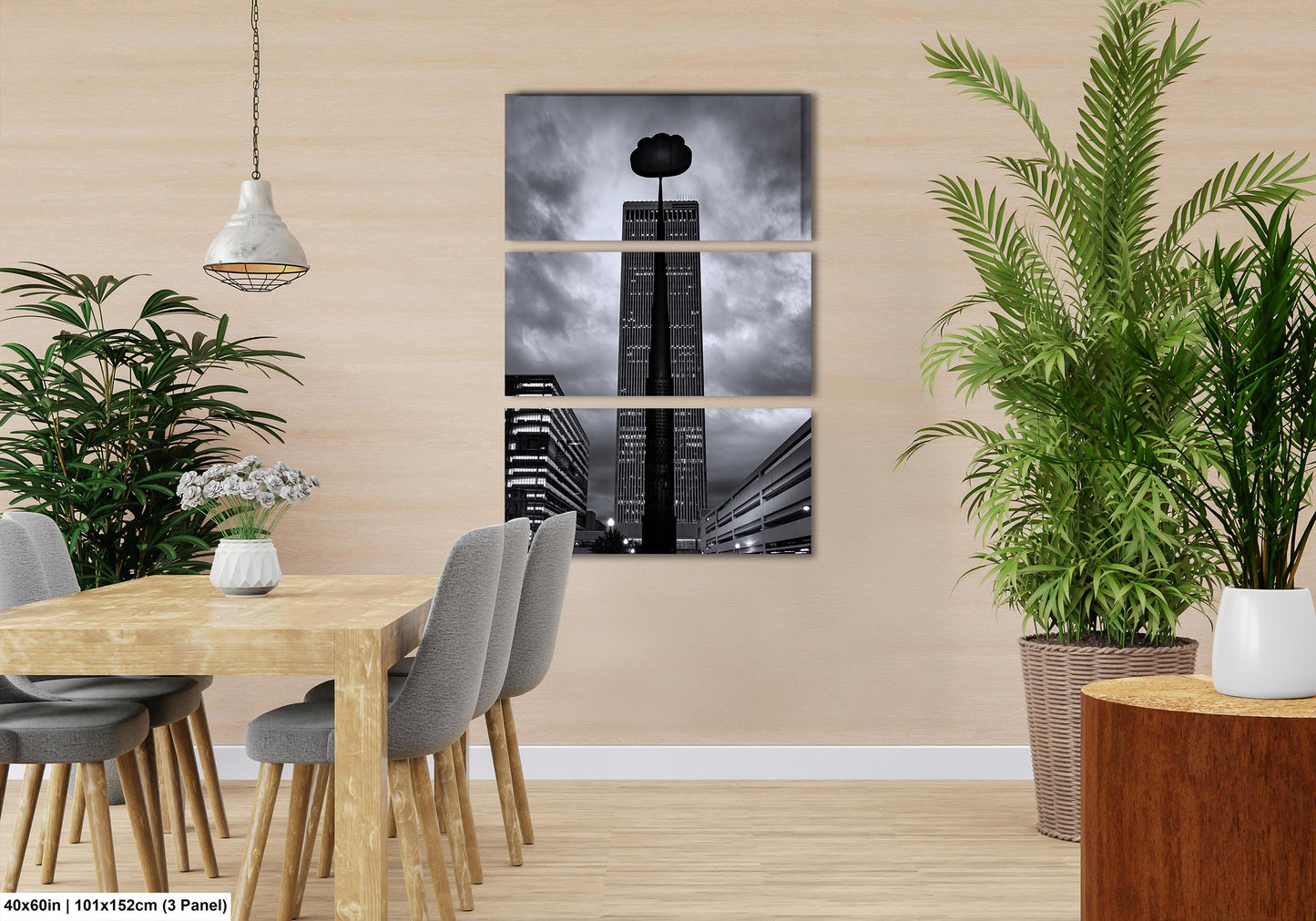 Tulsa Oklahoma Skyline Wall Art, Tulsa Skyline Art, Tulsa Art Print, Tulsa Artificial Cloud, Tulsa Center of the Universe
