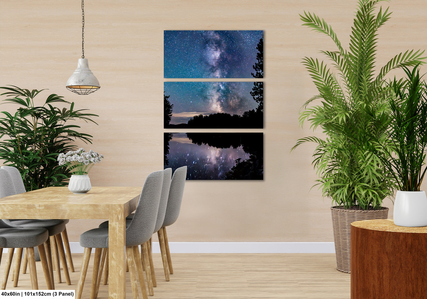 Milky Way Canvas Muskoka Fine Art Night Photo Northern Ontario Lake Reflection Print Sky Photo