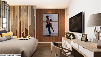 Eddie Van Halen Canvas Print | Rock 'n Roll Photo Art | Wall Art Photography | Van Halen Hanging Wall Art