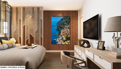 Positano Italy Canvas Print, Italy Photography, Amalfi Coast Photo, Photo Art, Positano Photography, Vertical Wall Art